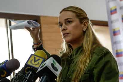 Suspenden. Lilian Tintori iba a reunirse con los mandatarios de Francia, España, Alemania y RU.