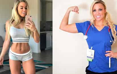 Lauren Drain la enfermera más aclamada de Instagram