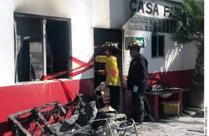 Fatal. El incendio afectó una casa hogar de Tijuana que atiende a ancianos en estado de abandono y funciona desde hace 15 años.