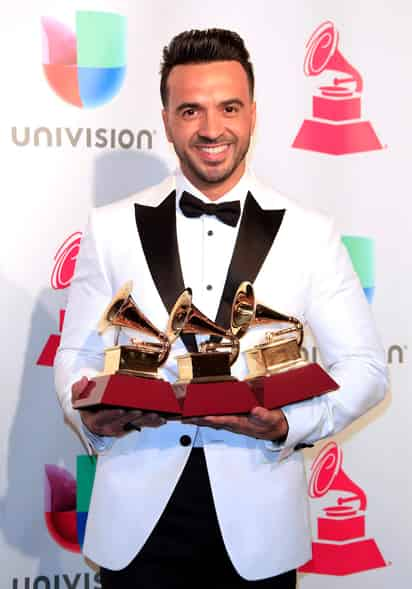 Ganador. Luis Fonsi recibió tres de los cuatro galardones que se llevó gracias al éxito de Despacito.