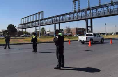 Solo habrá presencia de elementos indicando a los conductores que bajen la velocidad. (EL SIGLO DE TORREÓN)