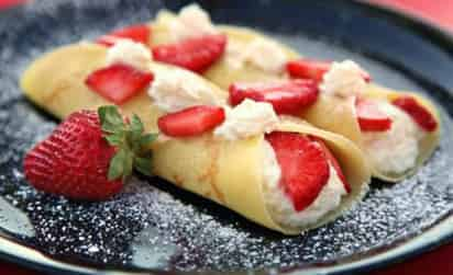 Crepas de fresa