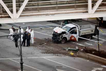 Extremista. Las autoridades confirmaron que el atacante, Sayfullo Saipov, de 29 años, que recibió uno o varios disparos en el abdomen, fue trasladado a un hospital. (AP)