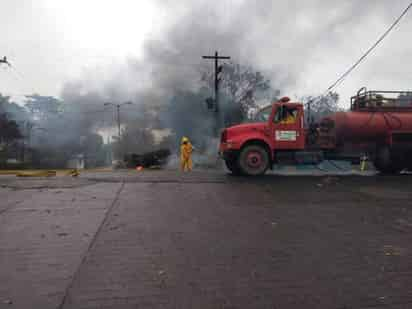 Los hechos ocurrieron la mañana de este jueves en la avenida Libertad esquina con la carretera Ricardo Fernández Villegas de la comunidad de Piedras Negras. (TWITTER) 