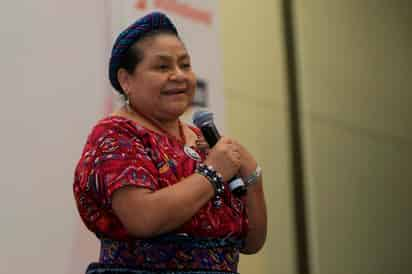 En 1992 la labor de Rigoberta Menchú fue reconocida con el Premio Nobel de la Paz. (ARCHIVO)