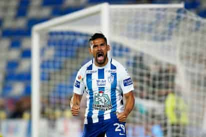 Franco Jara, delantero del Pachuca. Pachuca muestra su poderío