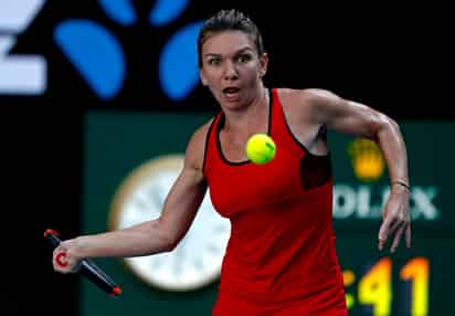 Simona Halep fue muy superior a Naomi Osaka y la venció 6-3 y 6-2. (AP)