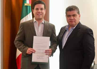 Riquelme anunció el nombramiento de Javier Armendáriz Reyes Retana. (ESPECIAL)