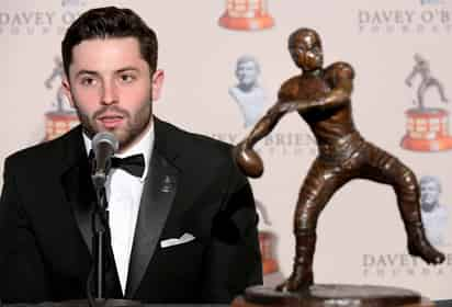 Baker Mayfield dijo que él es la solución para los Browns de Cleveland. (Archivo)