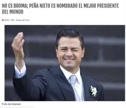 El Consejo Económico y Social de las Naciones Unidas no nombró en 2016 al mandatario mexicano como el mejor presidente del mundo. La noticia falsa circula desde inicios de 2017. (VERIFICADO 2018)