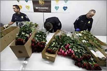 Flores. Este día de las madres se transportaron 13 mil 80 toneladas de flores hacia Estados Unidos principalmente. (ARCHIVO)