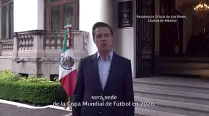 El presidente compartió un video en sus redes sociales. (ESPECIAL) 