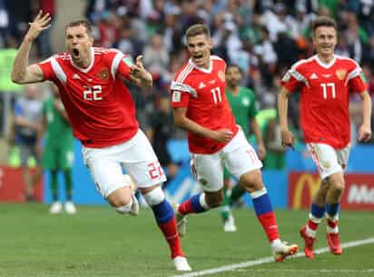 Dzyuba marcó su gol con tan sólo un par de minutos en el campo.