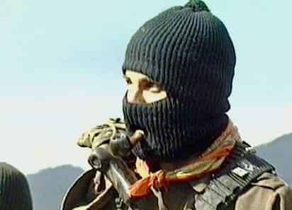 Caracterizado por cubrir siempre su rostro con un pasamontañas, Marcos fue considerado por algunos como una figura revolucionaria equiparada a personajes como Ernesto Guevara. (ARCHIVO)