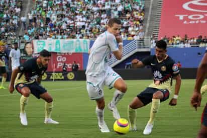 Los Guerreros cayeron ayer por un contundente 3-0 ante el América en su primer amistoso. (Cortesía Santos)