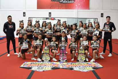 Orgullosos con sus logros, los alumnos de Majors Cheer tienen la mira en el torneo nacional a disputarse en Guadalajara, Jalisco. (Jesús Galindo)