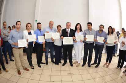Se realizó el acto de entrega de la Constancia de Mayoría. (FERNANDO COMPEÁN)