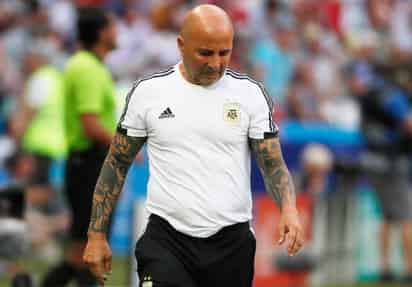 La Asociación de Futbol Argentino oficializó ayer la desvinculación del técnico Jorge Sampaoli. (Archivo)