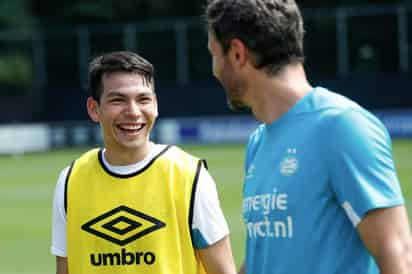 Luego de haber disputado la Copa Mundial, Lozano se integró a sus compañeros para continuar la pretemporada. (Cortesía)
