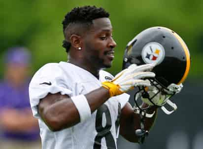 Antonio Brown aún no se recupera por completo de una lesión. Antonio Brown no jugará ante Filadelfia