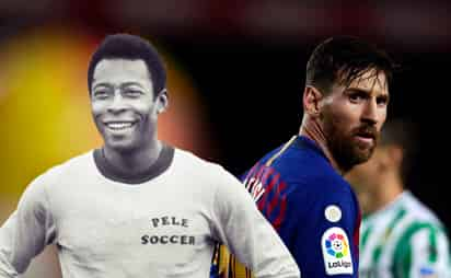 El exatacante brasileño anotó 643 goles con el Santos de su país, mientras que Messi acumula 566 con el Barcelona. (Especial)