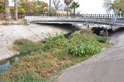 Depósito. Persisten las quejas por las malas condiciones en las que se encuentra el canal Coyote. (FERNANDO COMPEÁN)