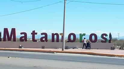 Causó polémica el cambio de color en las letras de Matamoros. (EL SIGLO DE TORREÓN) 