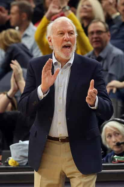 Gregg Popovich llegó a 520 triunfos de visita con los Spurs.