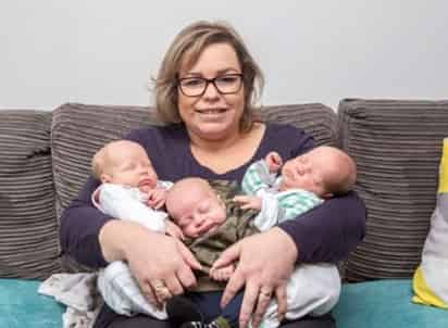 Lo llaman un milagro porque parece imposible que alguien se embarace al tiempo que se realiza inseminación artificial. (INTERNET)