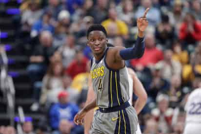 Victor Oladipo lidera a los Pacers con 19.2 puntos por juego.