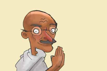 Gandhi es recordado a 71 años de su muerte, que se cumplen este miércoles, como una figura de paz, que llevó a la independencia a la India. (TOM PALOMARES)