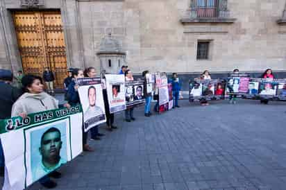 El gobierno federal presentó este martes el ambicioso Plan de Implementación de la Ley General en Materia de Desaparición Forzada de Personas, que contiene 11 acciones para atender esta 'crisis humanitaria'. (NOTIMEX)