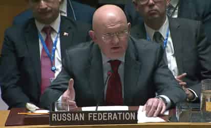 Preguntado por la posibilidad de un conflicto armado en Venezuela, Nebenzya señaló a los periodistas que es algo que le inquieta. (ARCHIVO)