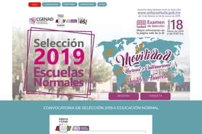 La convocatoria está dirigida para los aspirantes a ingresar a las Licenciaturas en Educación que ofrecen escuelas del Estado. (CORTESÍA)