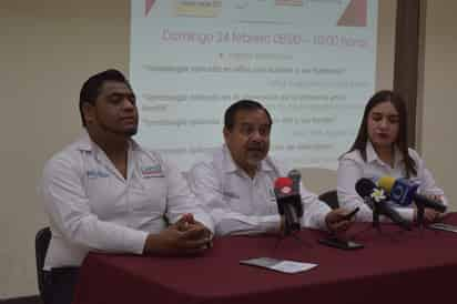 Integrantes del CAPED anunciaron el Cuarto Congreso Regional de Tanatología del Siglo XXI. (EL SIGLO DE TORREÓN)