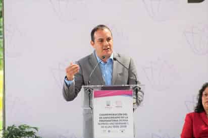 Blanco demandó al exgobernador Graco Ramírez ante la Fiscalía General de la República. (ARCHIVO)