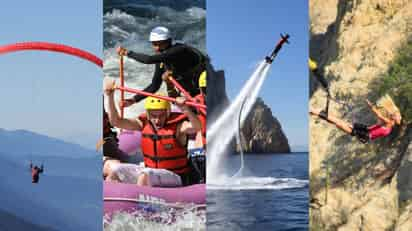 Estas son algunas de estas aventuras de acción y adrenalina para disfrutar desde el cielo, mar y tierra en la República Mexicana.(ESPECIAL)