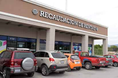 El horario de funcionamiento de las cajas receptoras de la Recaudación de Rentas es de 8:30 horas a las 14:30 horas.(EL SIGLO DE TORREÓN)