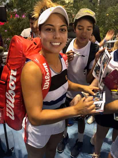 La tenista mexicana Renata Zarazúa había iniciado con el pie derecho.