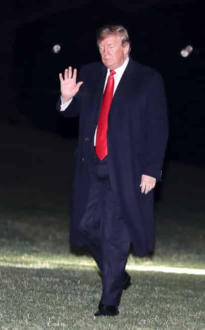 Trump volvió a lamentar que 'alguien esté escribiendo un informe' sobre las actividades de su campaña electoral en 2016. (AGENCIAS)