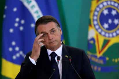 Durante la manifestación se podían leer pancartas en contra de Bolsonaro y del presidente chileno Sebastián Piñera, así como contra el mandatario estadunidense Donald Trump, quien no acudió al encuentro. (ESPECIAL)