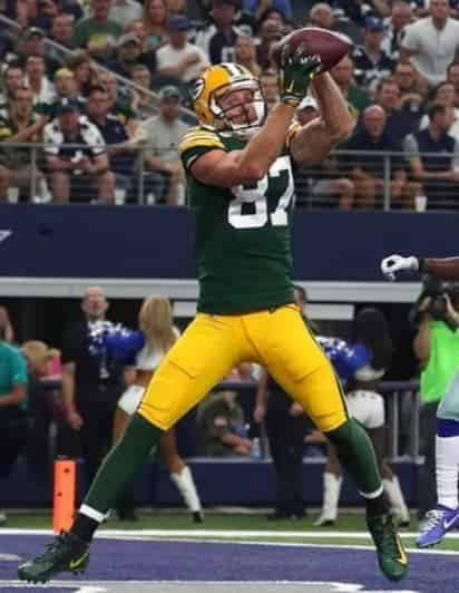 Jordy Nelson llegó a la NFL en 2008 con los Empacadores de Green Bay, con quienes logró 69 anotaciones.