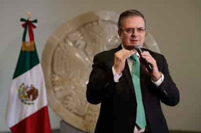 Marcelo Ebrard confía en que el cierre de la frontera por parte de Estados Unidos no se llevará a cabo. (AGENCIAS)