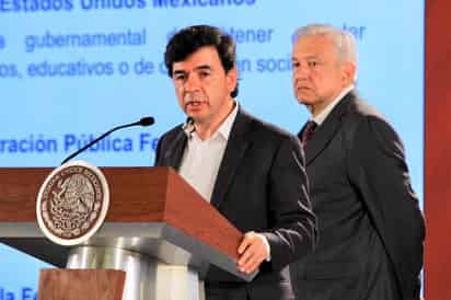 En la conferencia de esta mañana se presentó la nueva política de comunicación social. (NOTIMEX) 