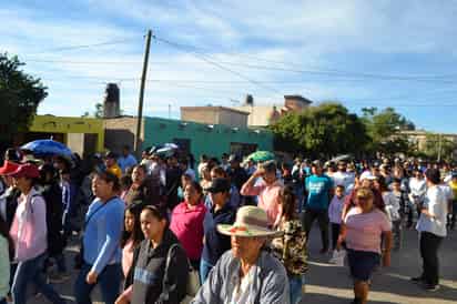 Las corporaciones de auxilio participaron en el dispositivo que aplicaron durante el Viacrucis.