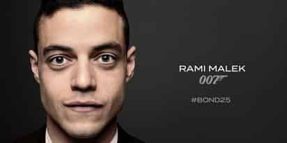 Se confirmó a Rami Malek para la nueva película del Agente 007. (ESPECIAL) 