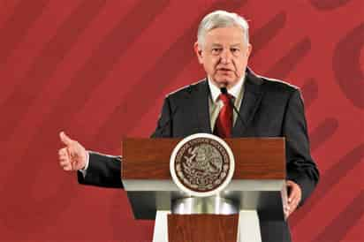 López Obrador dijo que la estrategia es impulsar el desarrollo regional para crecer donde haya agua disponible. (NOTIMEX) 
