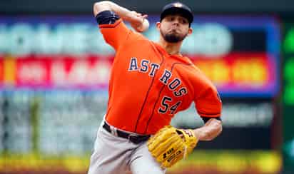 Roberto Osuna no permitió carreras en una entrada de trabajo en la derrota de los Astros 8-2 ante Mellizos. (AP)