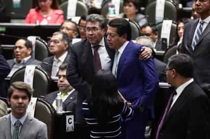 Mario Delgado Carrillo destacó que casi se han cubierto 17 temas de la agenda legislativa prioritaria. (ARCHIVO)