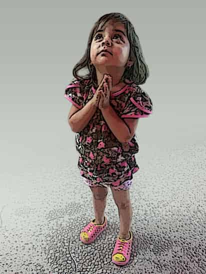 La familia de Milagros decidió que el cuerpo de la niña fuera despedido en la casa de su abuela. (CORTESÍA)